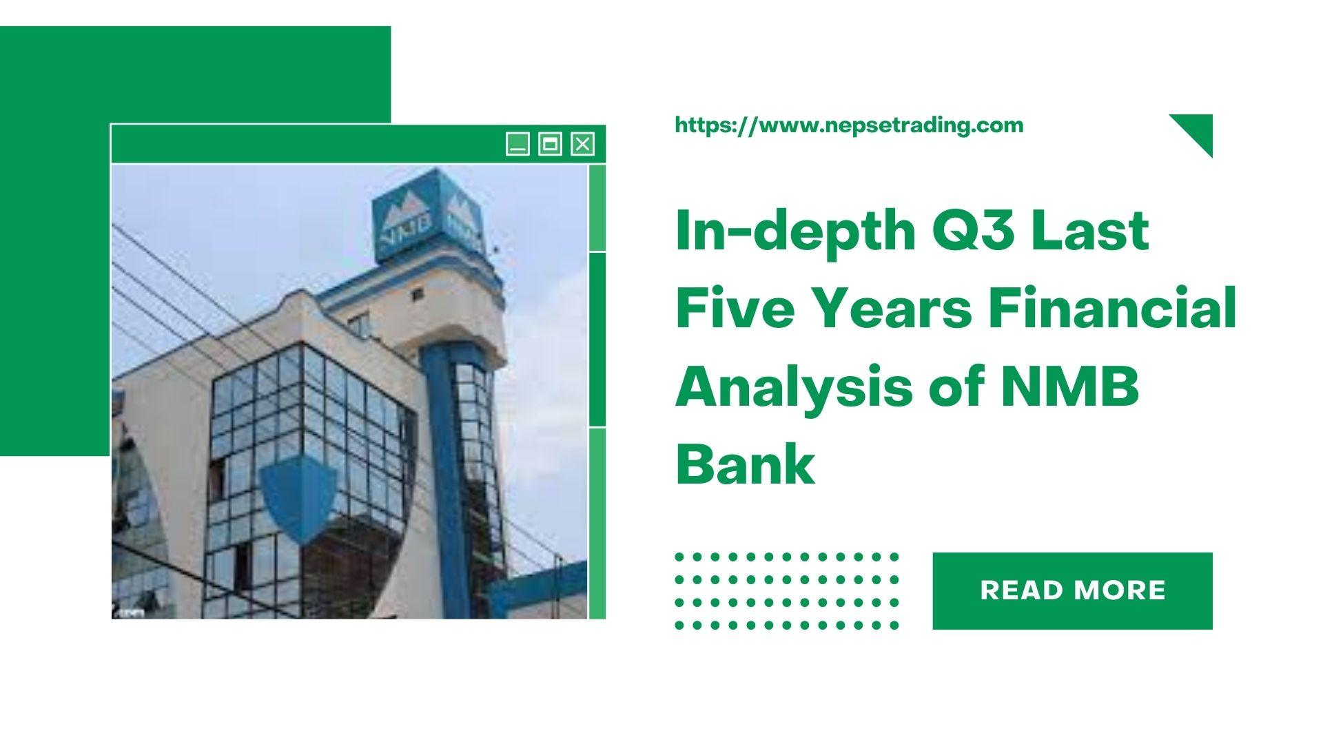 Navigating Financial Fluctuations: Analyzing NMB Bank's Performance Over the Last Five Years