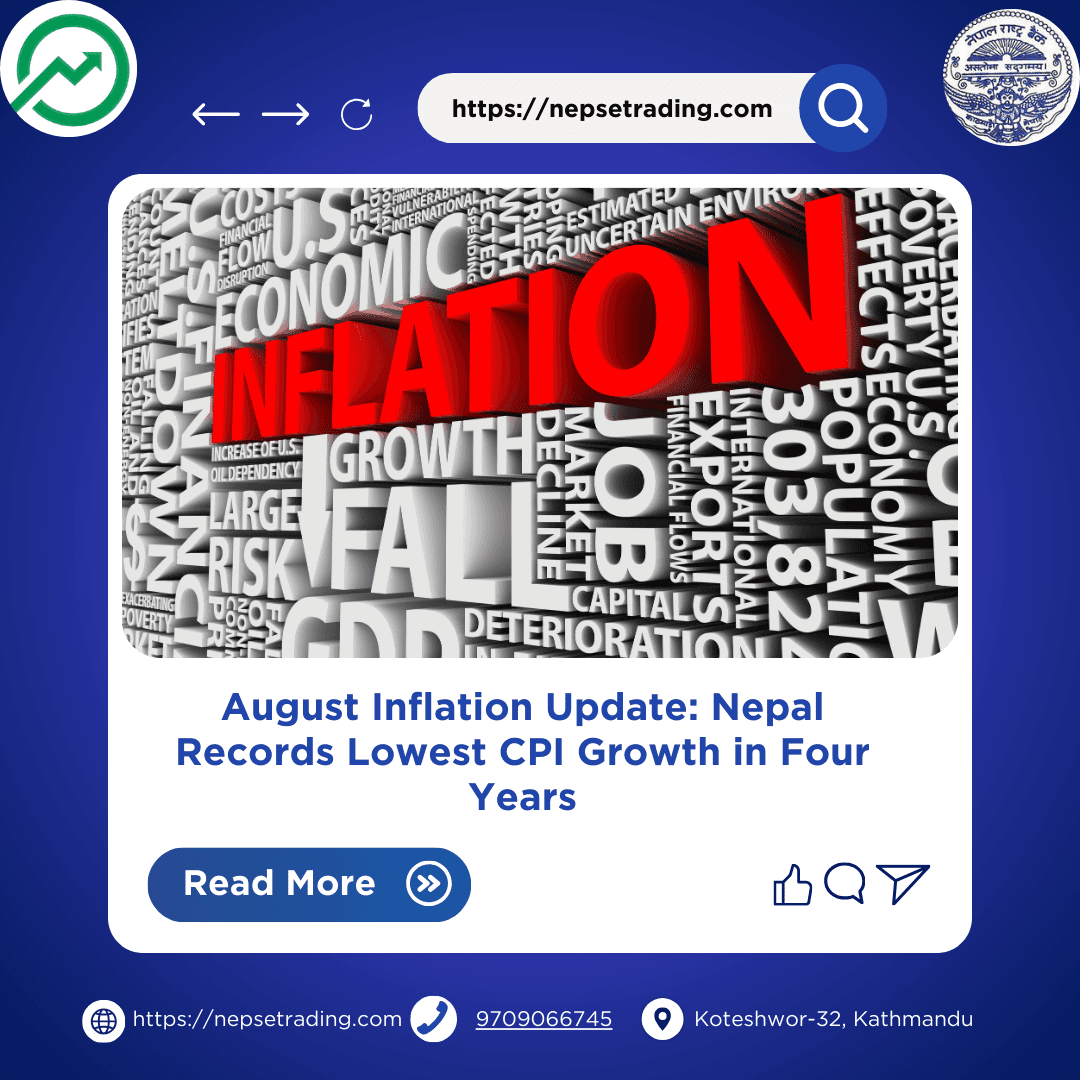 August Inflation Update: Nepal Records Lowest CPI Growth in Four Years