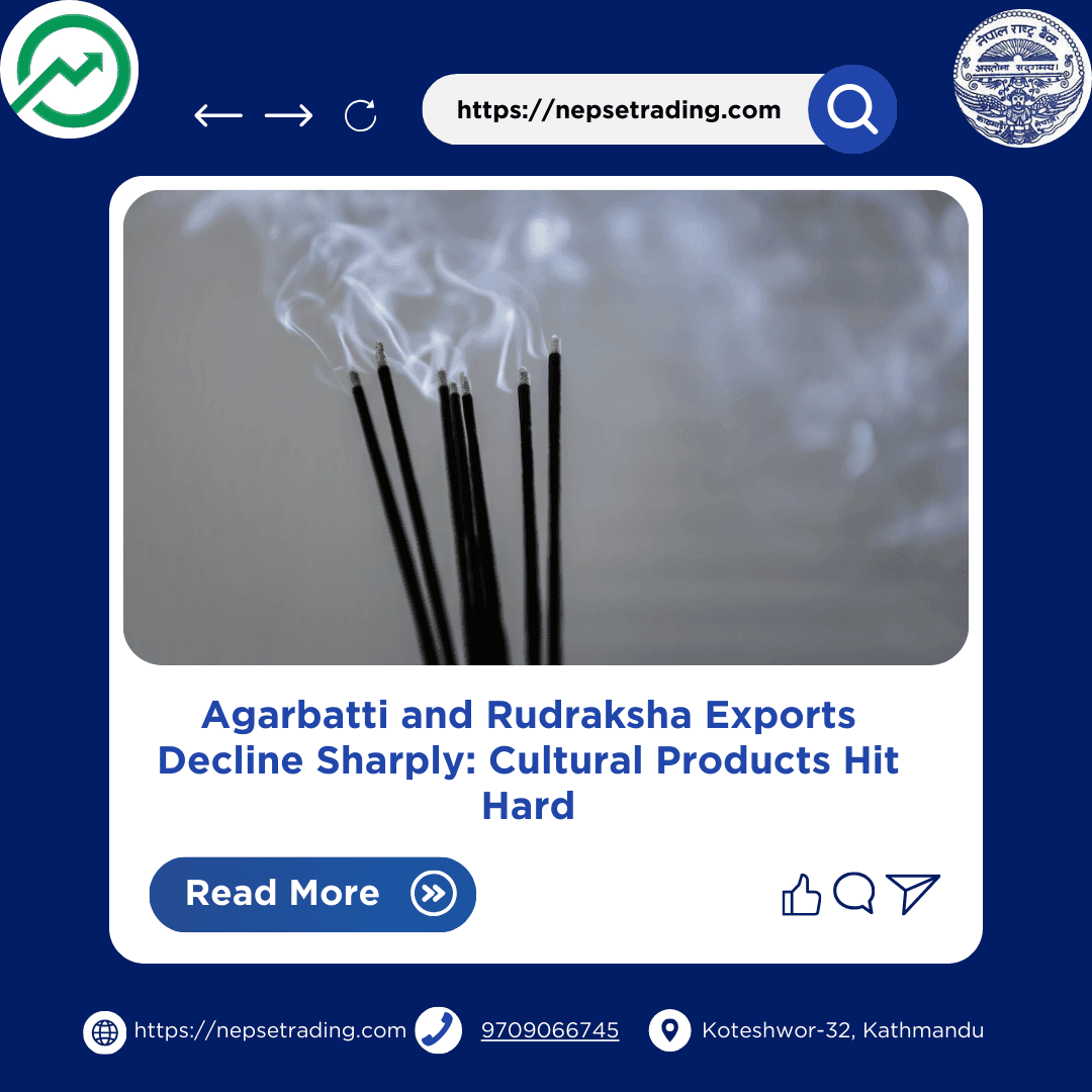Agarbatti and Rudraksha Exports Decline Sharply: Cultural Products Hit Hard