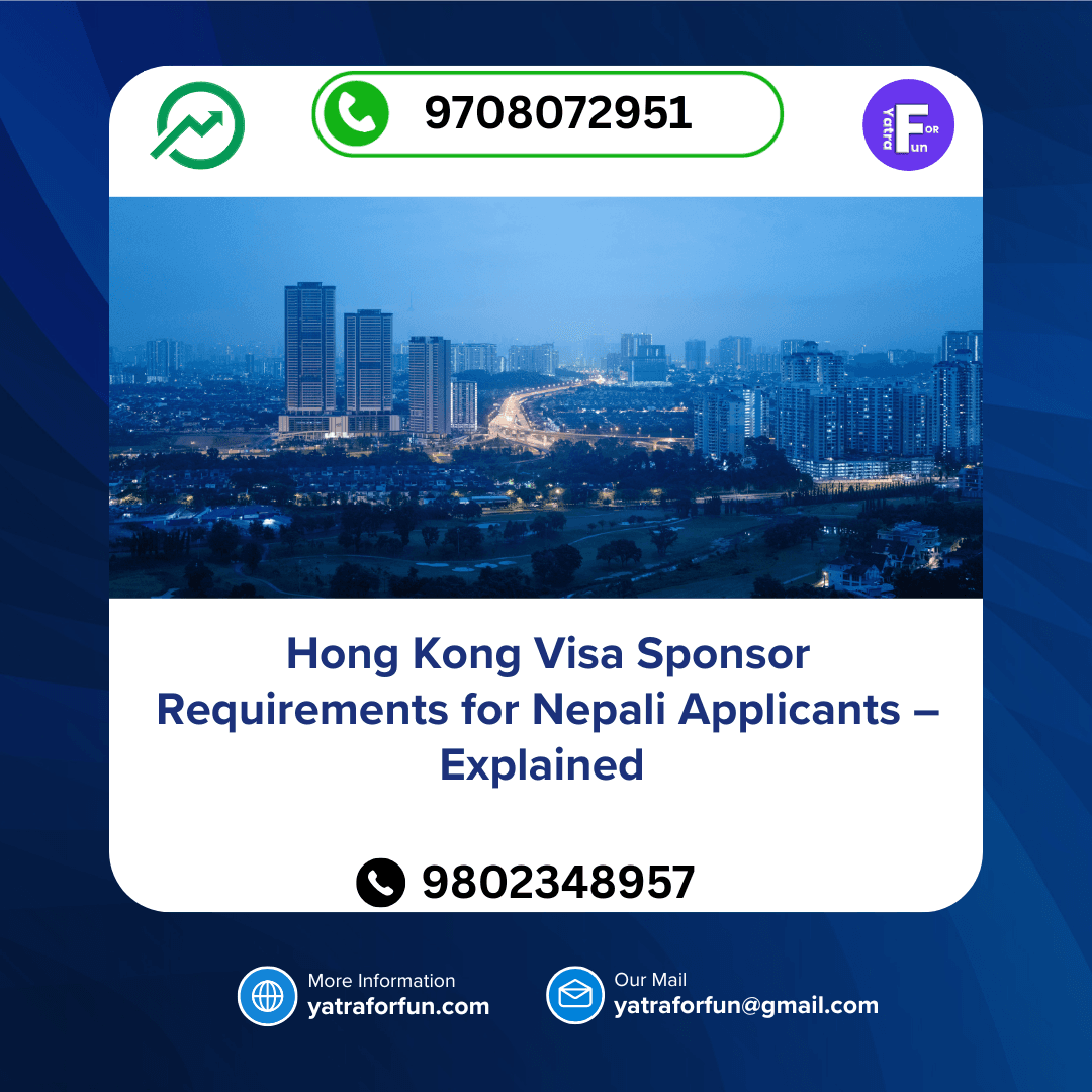 Hong Kong Visa Sponsor Requirements for Nepali Applicants – Explained