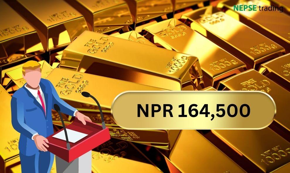 Gold Price Falls by NPR 4,000 in One Day as Dollar Strengthens Amid Donald Trump's Victory