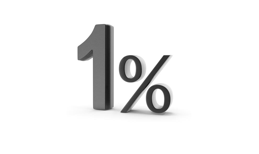 General loan loss is only 1 percent.
