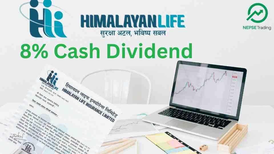 हिमालयन लाइफ इन्स्योरेन्सको ८ प्रतिशत नगद लाभांश घोषणा