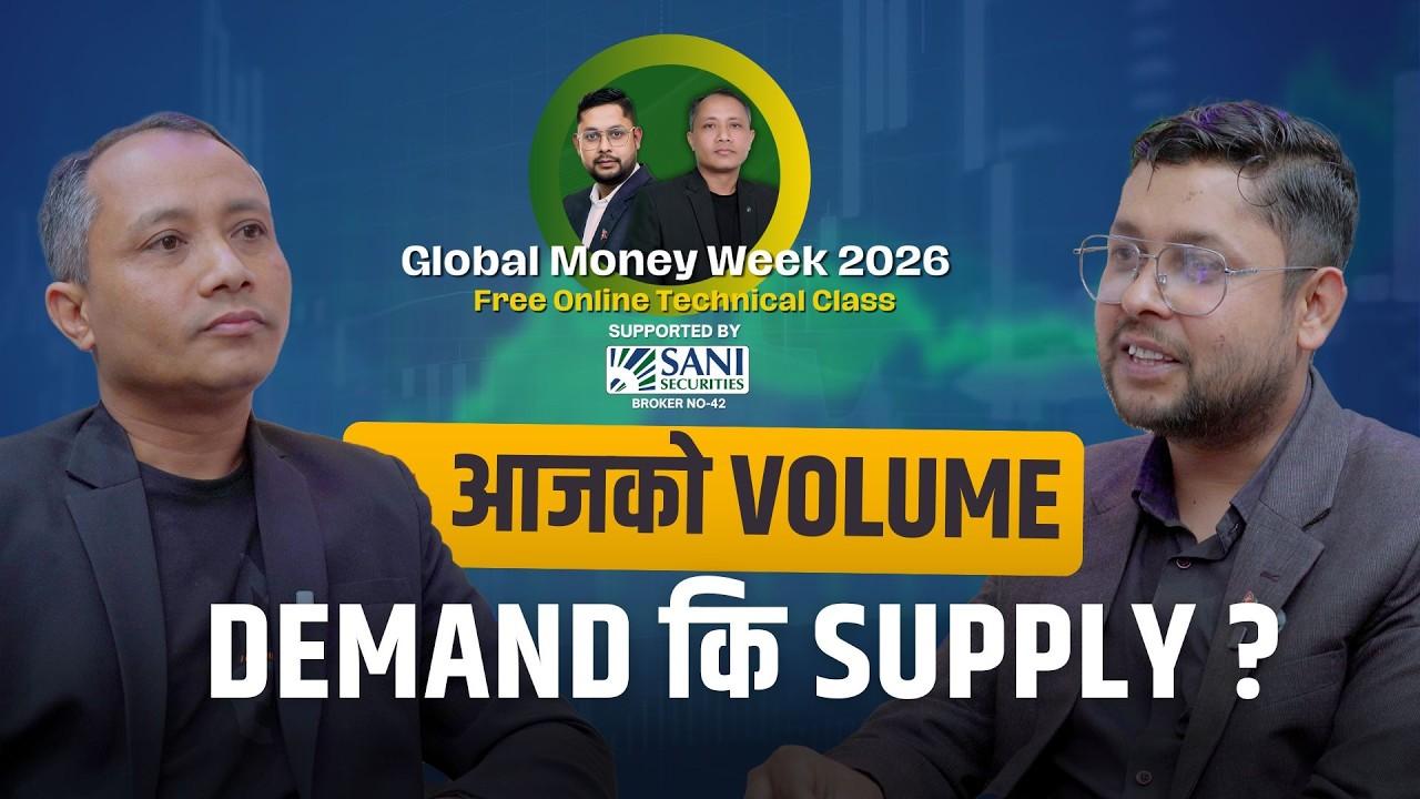 4 Days FREE Online Class by Sandeep | Broker | Global Money Week Special || nepsetrading