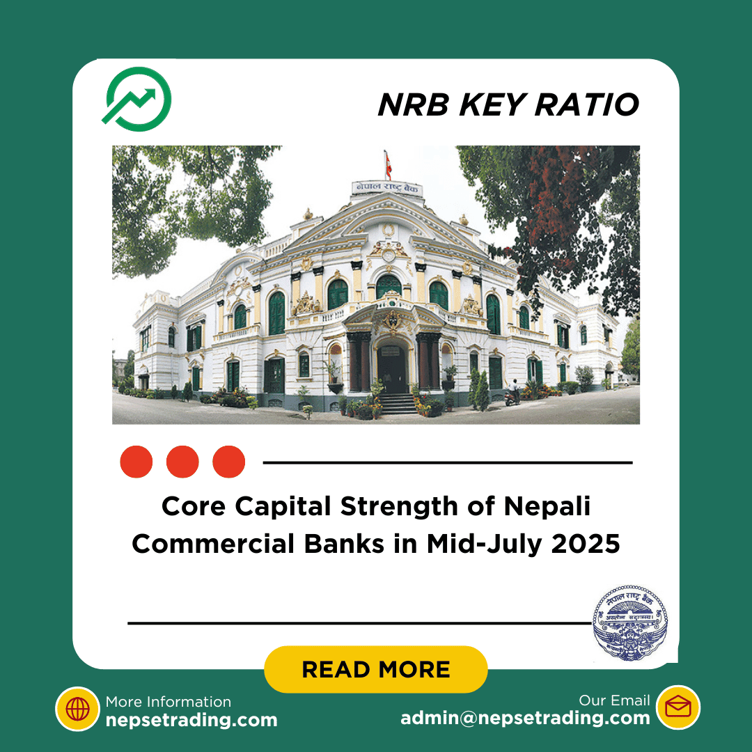 Core Capital Strength of Nepali Commercial Banks in Mid-July 2025