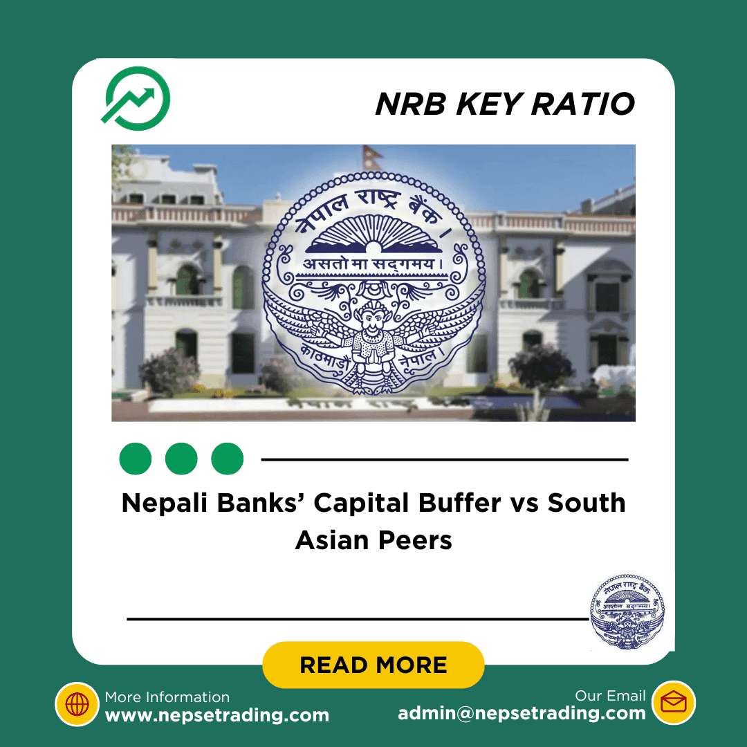 Nepali Banks’ Capital Buffer vs South Asian Peers