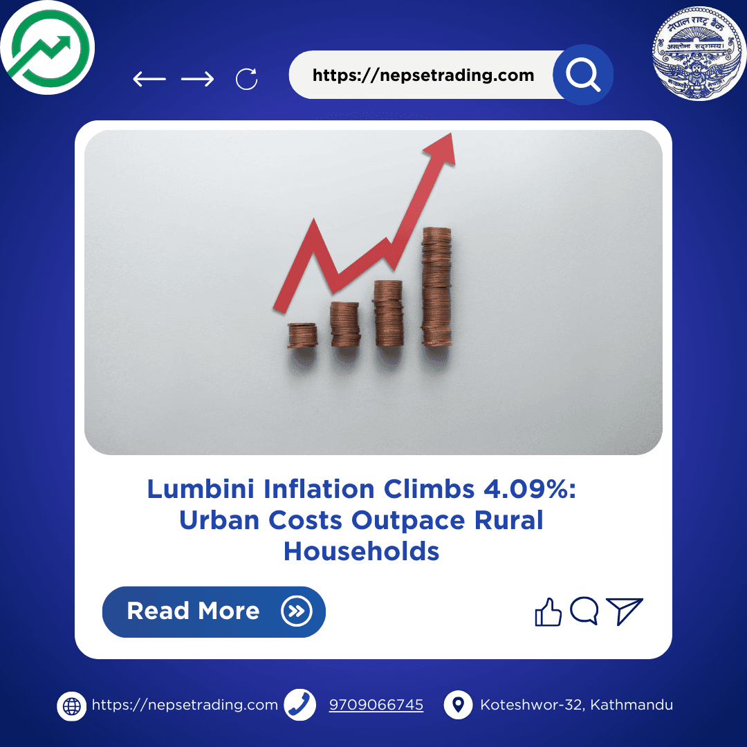 Lumbini Inflation Climbs 4.09%: Urban Costs Outpace Rural Households