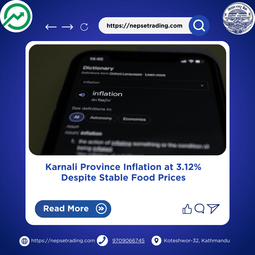 Karnali Province Inflation at 3.12% Despite Stable Food Prices