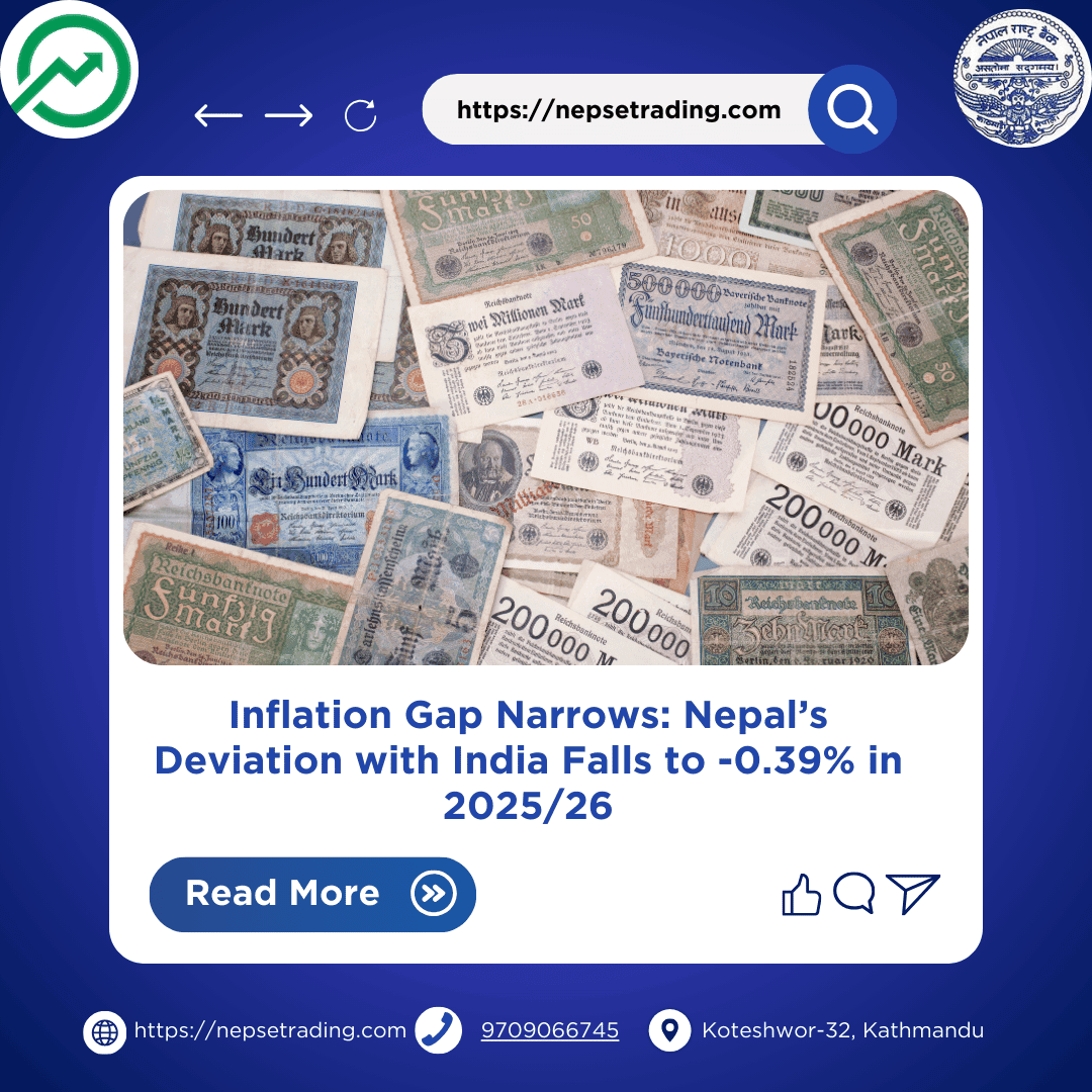 Inflation Gap Narrows: Nepal’s Deviation with India Falls to -0.39% in 2025/26