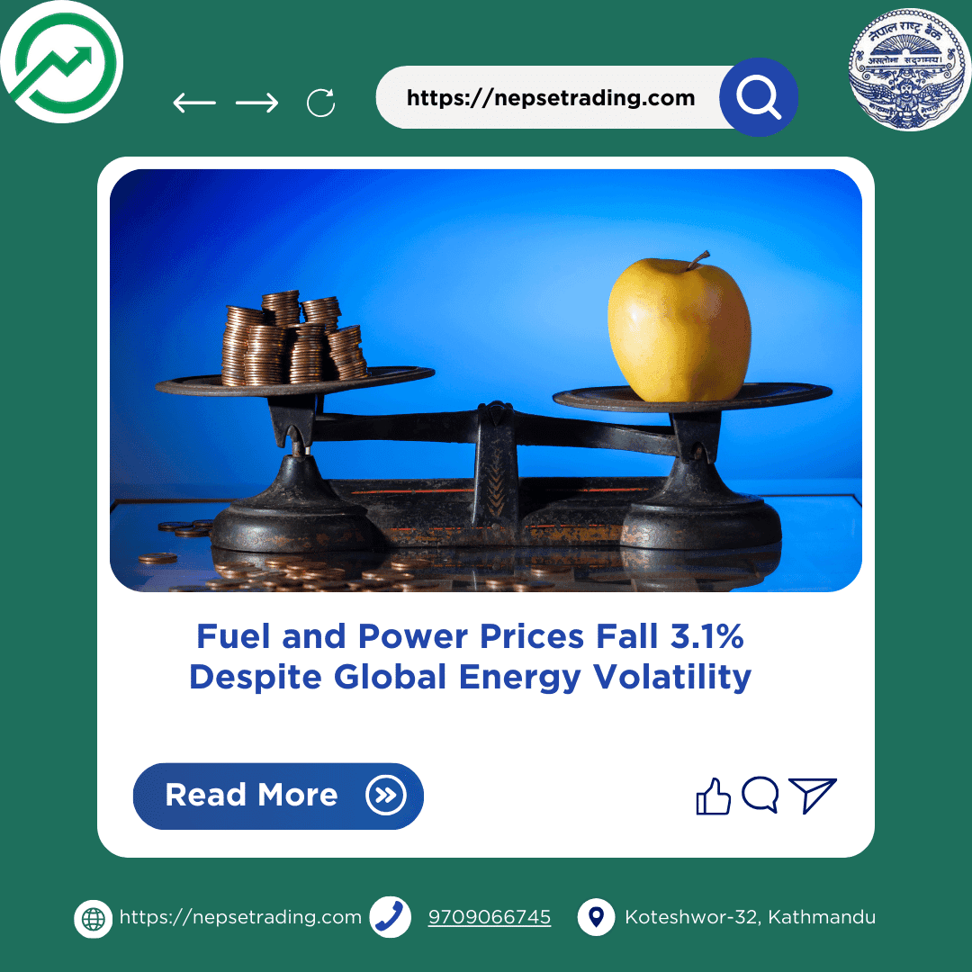 Fuel and Power Prices Fall 3.1% Despite Global Energy Volatility