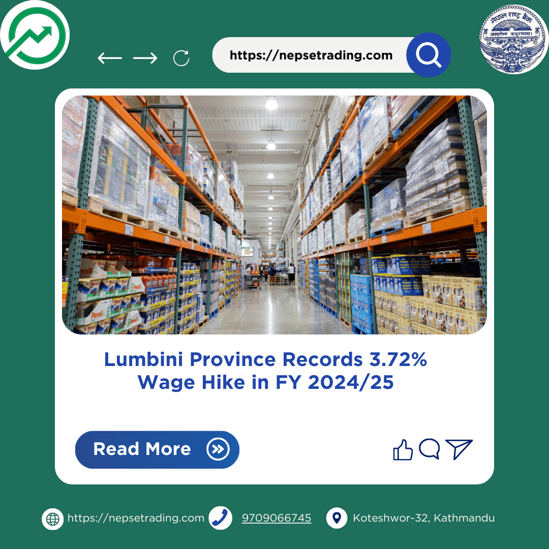 Lumbini Province Records 3.72% Wage Hike in FY 2024/25