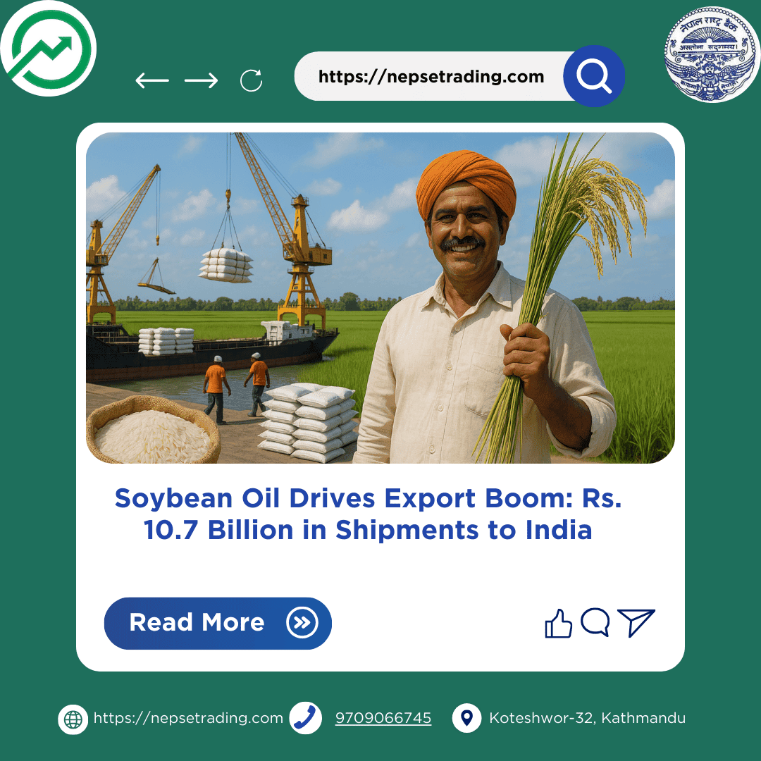 Soybean Oil Drives Export Boom: Rs. 10.7 Billion in Shipments to India