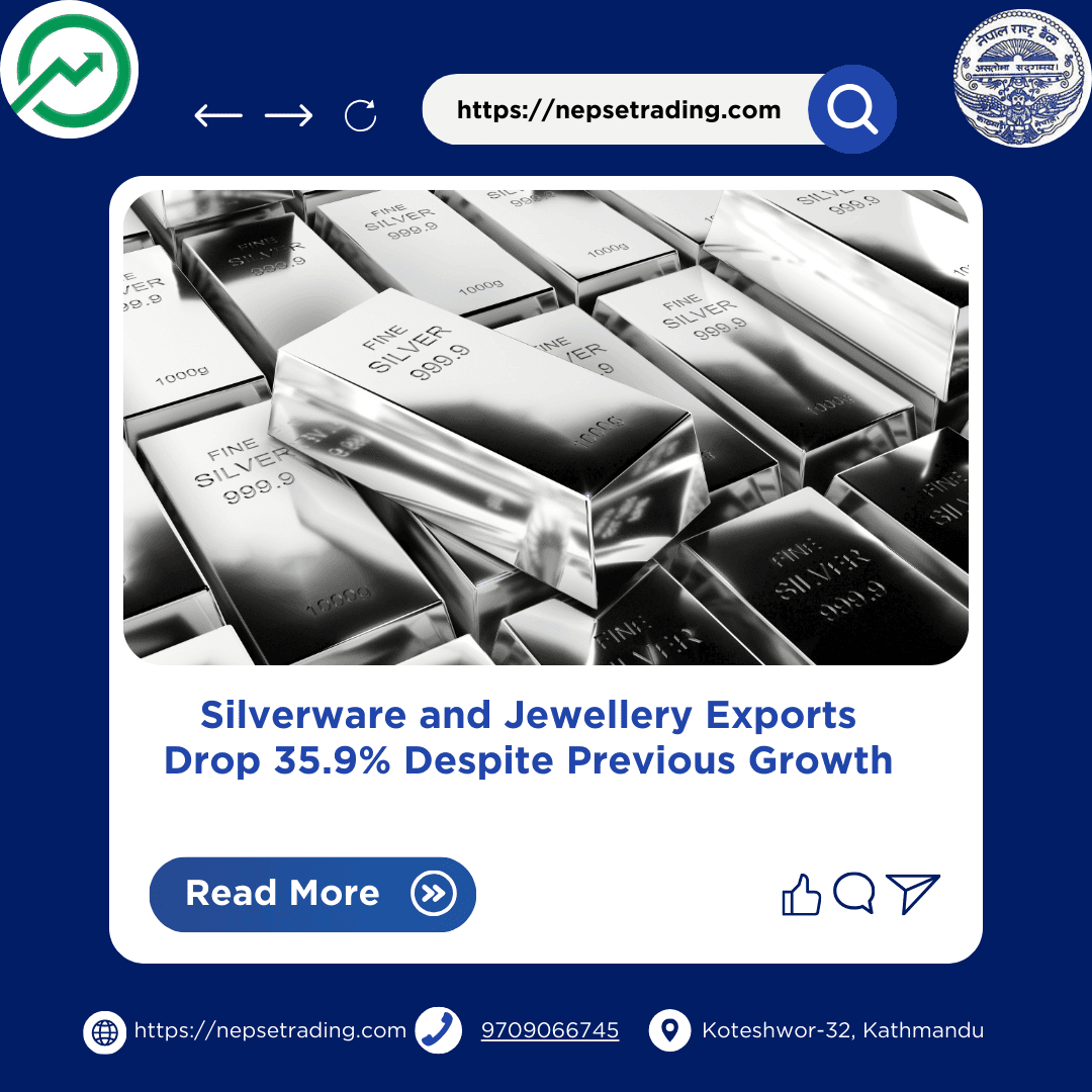 Silverware and Jewellery Exports Drop 35.9% Despite Previous Growth