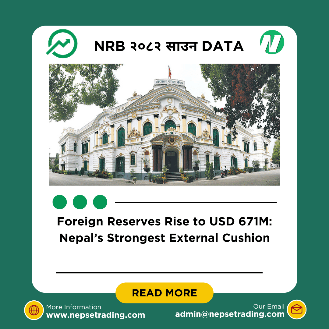 Foreign Reserves Rise to USD 671M: Nepal’s Strongest External Cushion