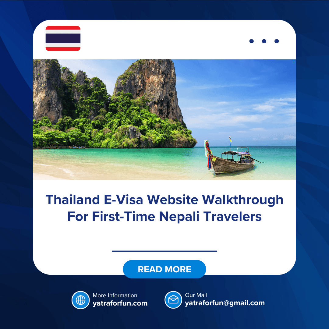 Thailand E-Visa Website Walkthrough for First-Time Nepali Travelers