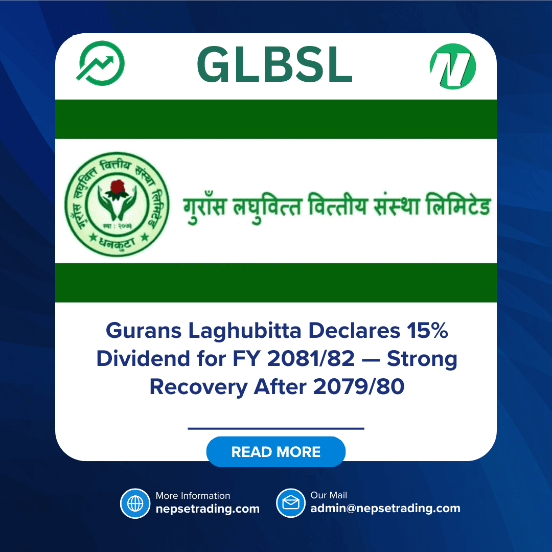 Gurans Laghubitta Declares 15% Dividend for FY 2081/82 — Strong Recovery After 2079/80