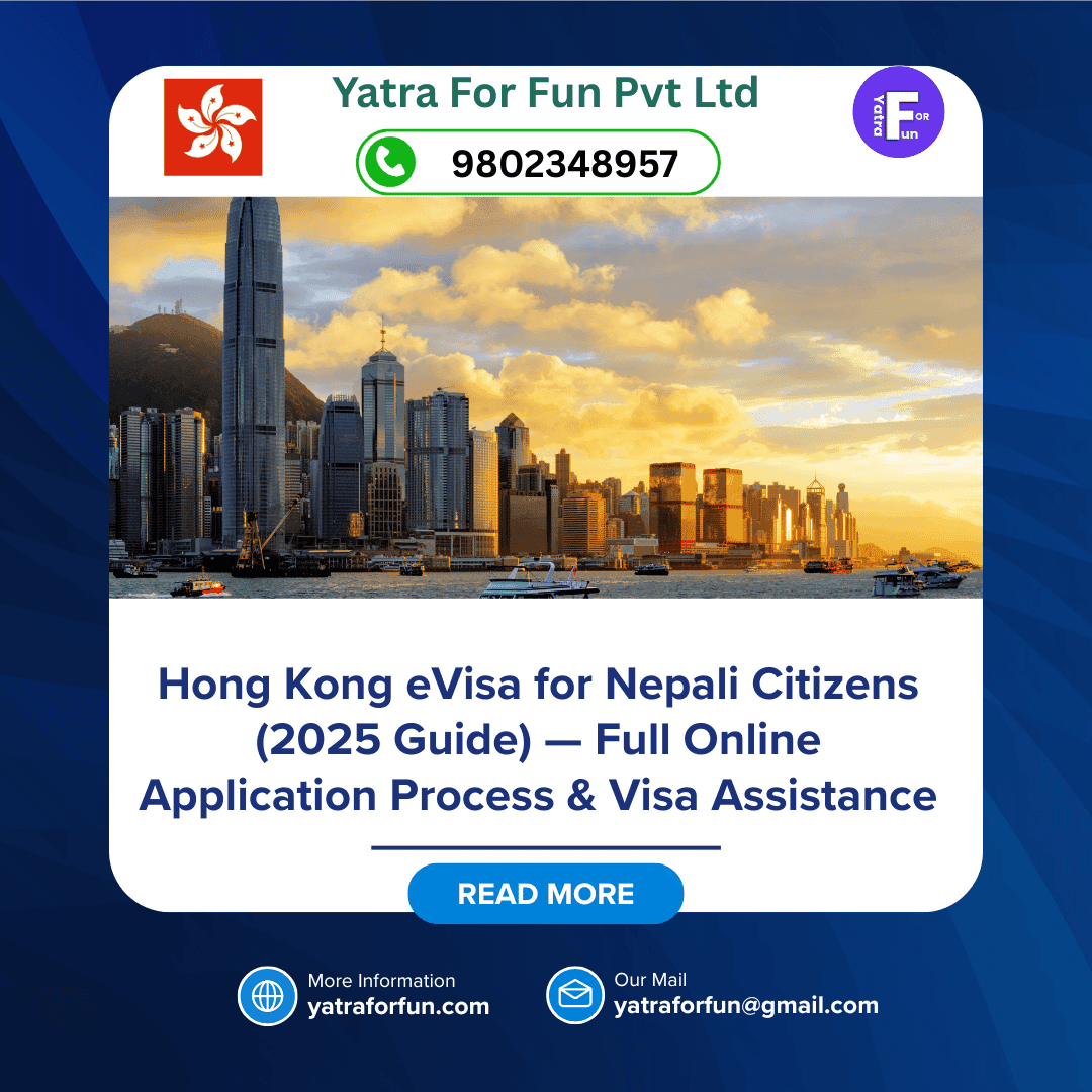 Hong Kong eVisa for Nepali Citizens (2025 Guide) — Full Online Application Process & Visa Assistance