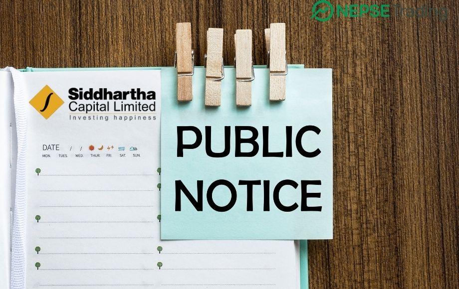 Public Notice Regarding Lost Share Certificates