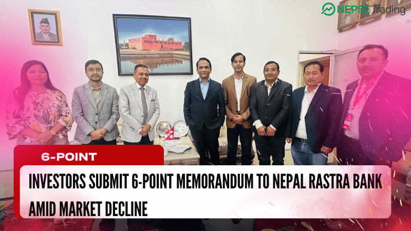 लगानीकर्ताले राष्ट्र बैंकलाई बुझाए ६ बुँदे ज्ञापनपत्र