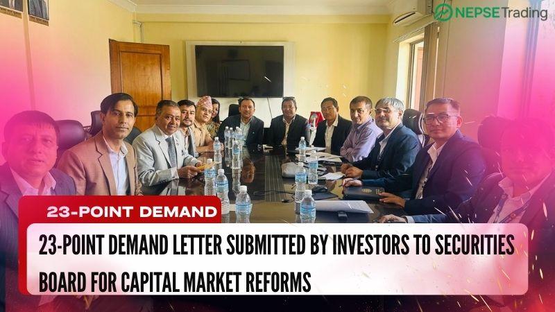 Investors Submit 23-Point Demand Letter for Capital Market Reforms