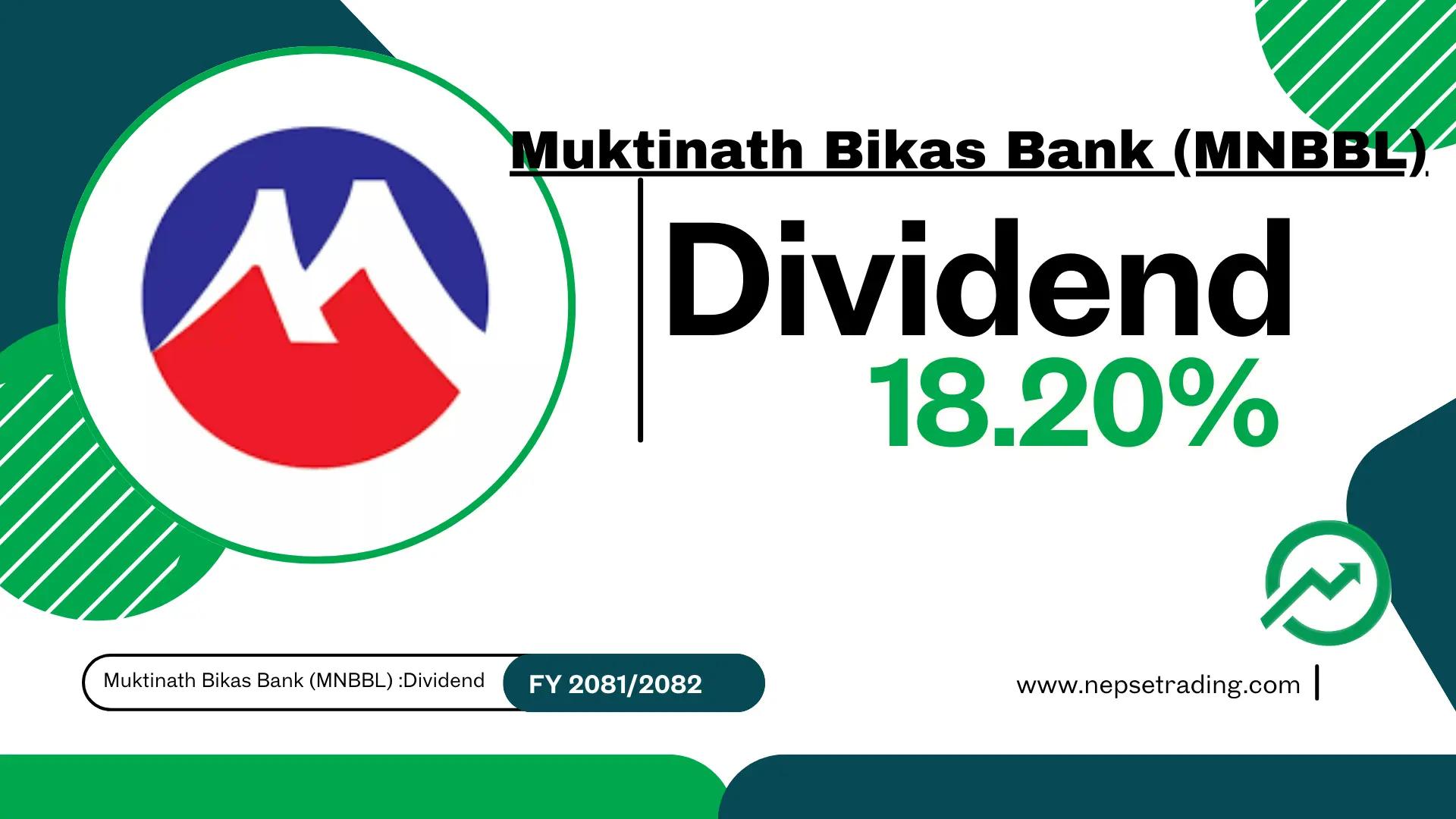 Muktinath Bikas Bank Announces Book Closure Date for 18.20% Dividend