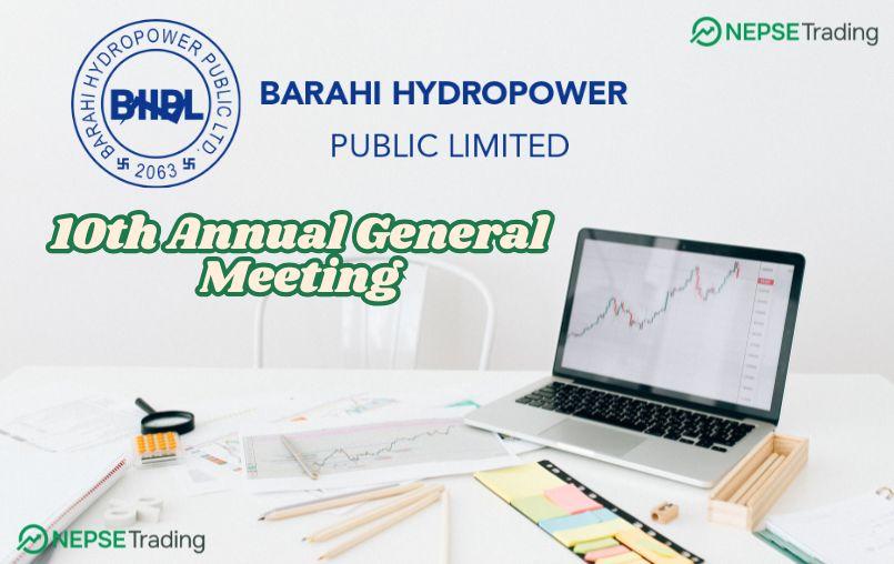 Barahi Hydropower’s 10th Annual General Meeting to Be Held on Kartik 20