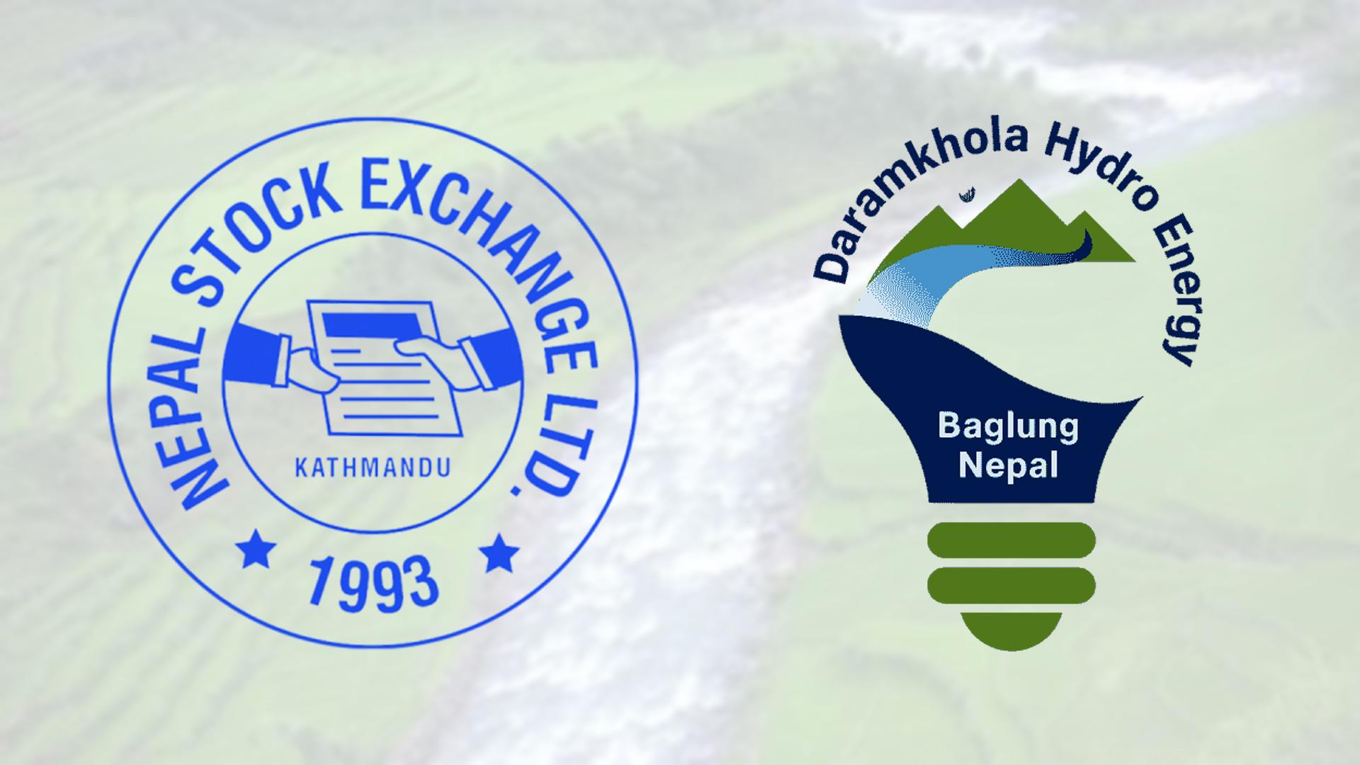 दरमखोला हाइड्रो इनर्जी लिमिटेड नेप्सेमा सूचीकृत, पहिलो कारोबार कात्तिक २० गतेबाट सुरु