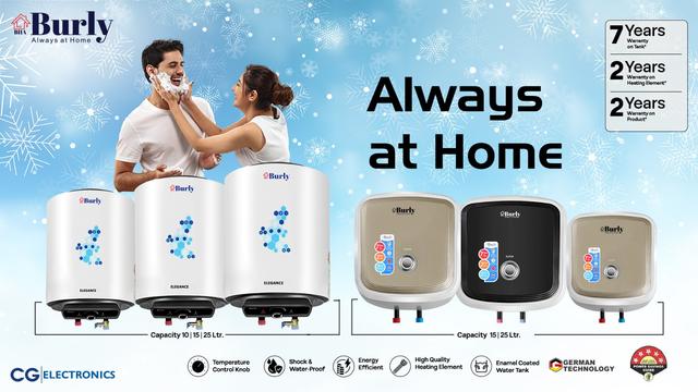 Burly Home Appliances Launches Six New Storage Water Geyser Models in Nepal